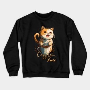 Running On Caffeine Crewneck Sweatshirt